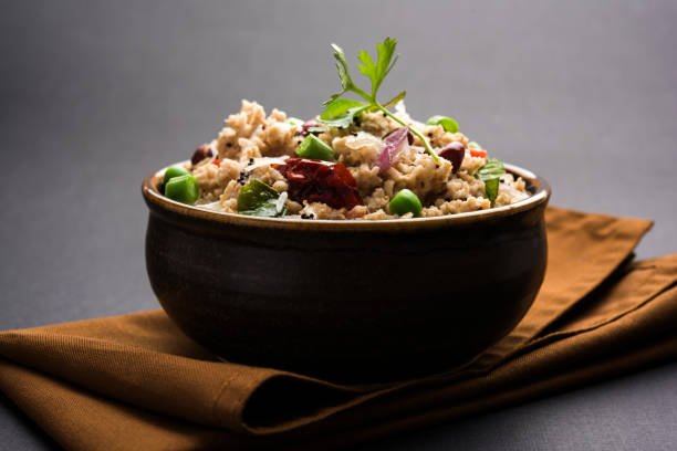 istock Masala Oats Upma is a healthy breakfast menu from India 893061012