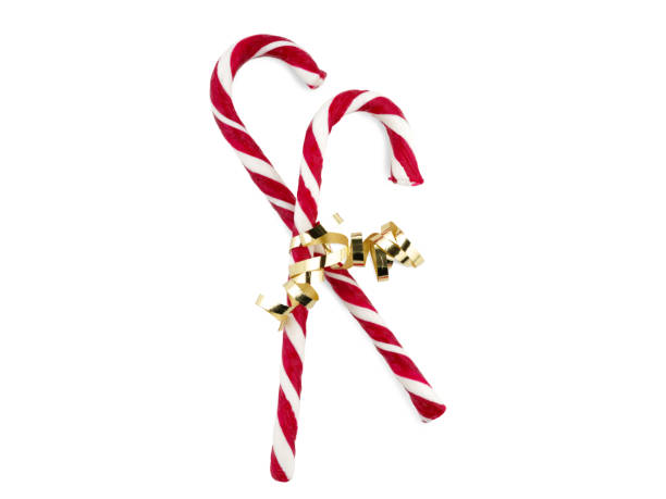istock Lollipops lie vertically close-up on a white isolated background 893098268
