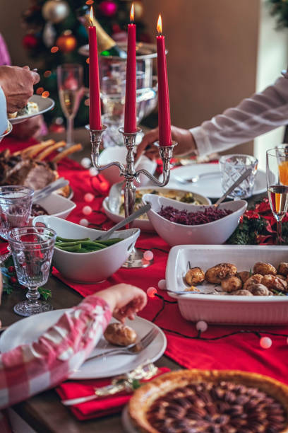 istock Traditional Christmas Dinner with Roasted Veal Rack 893098652