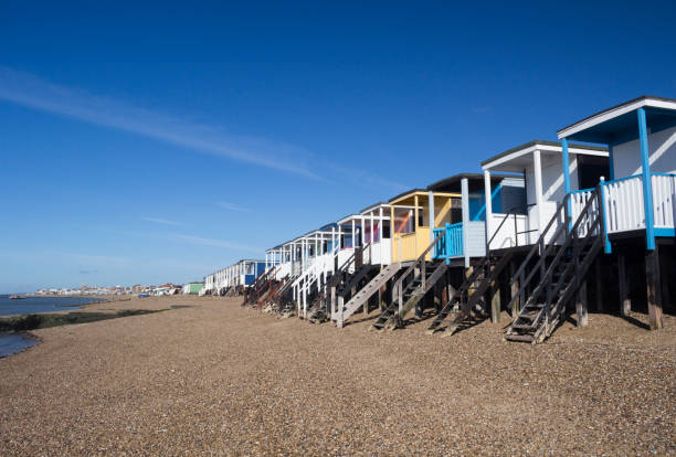 istock Thorpe Bay Beach, Essex, England 893130908