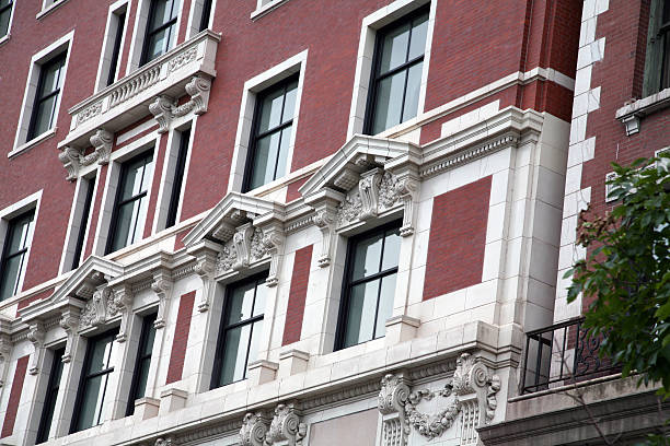 Beautiful architectural facade of an old building.