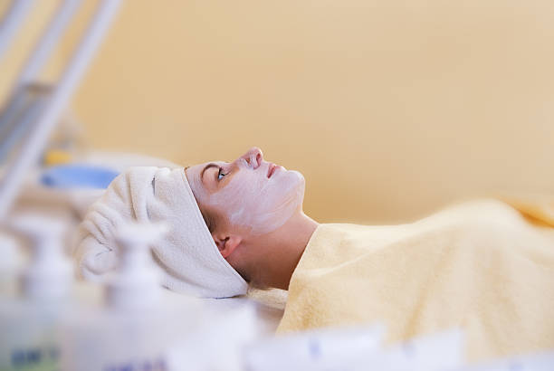 istock Beautiful girl in spa salon 89313967