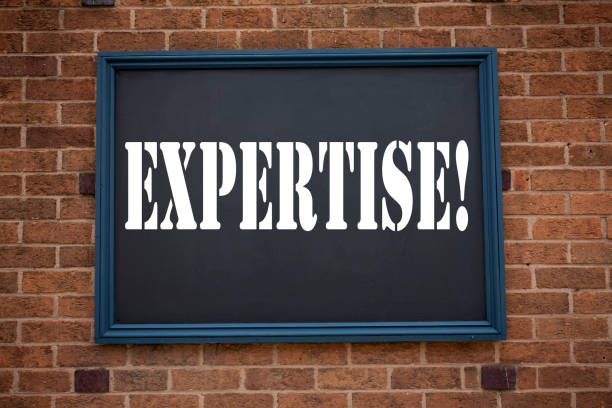 istock Conceptual hand writing text caption showing announcement Expertise. Business concept for  Expert Evaluation Opinion  written on frame old brick background and copy space 893143744