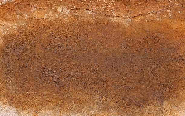 istock Burnt Sienna grunge Roman wall texture, Rome Italy 89314959