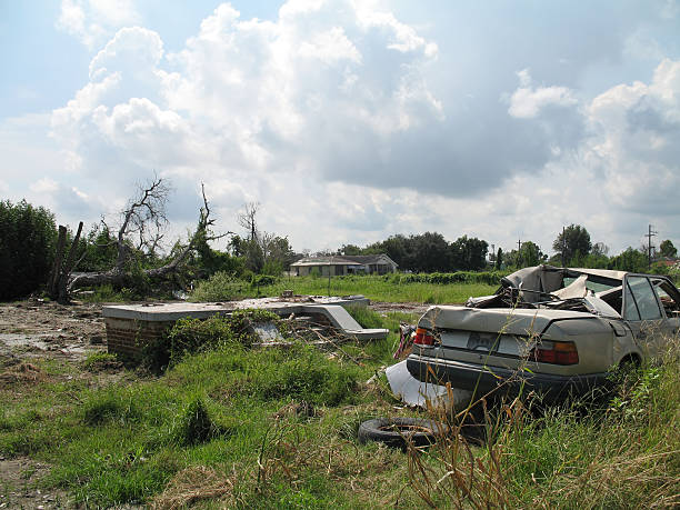 ハリケーンカトリーナ低い 9 区 - katrina hurricane katrina damaged hurricane ストックフォトと画像