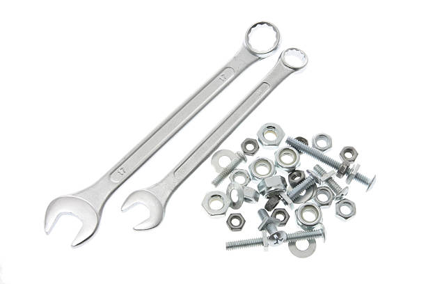 istock Spanners with Nuts and Bolts 89316779