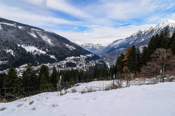 istock View on little village in the alps during winter 893196928