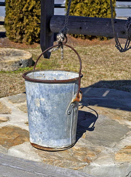 istock Bucket at a Water Well 89320095