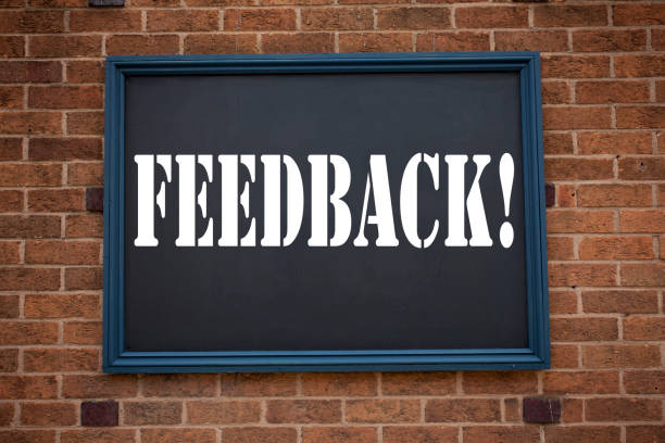 istock Conceptual hand writing text caption showing announcement Feedback. Business concept for  Opinion Information Positive Negative Feedback written on frame old brick background and copy space 893203434