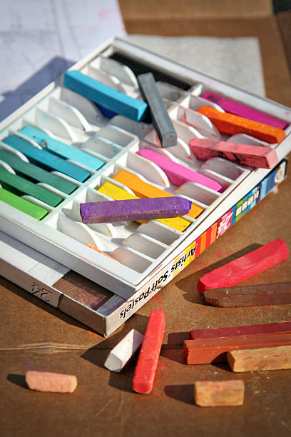 Colorful Pastels stock photo