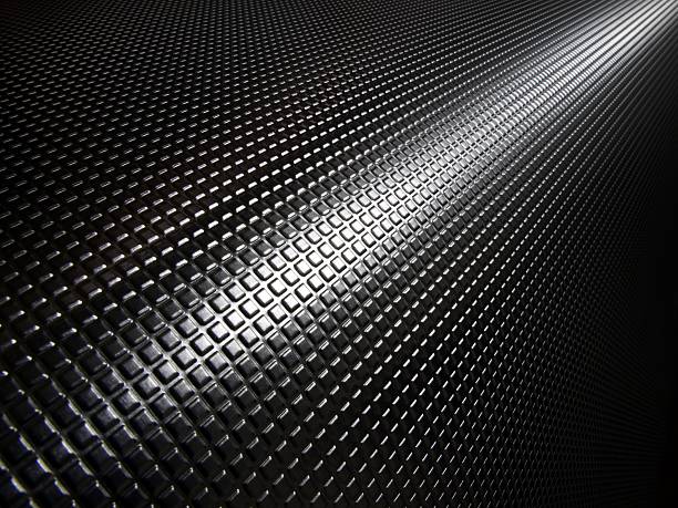 istock Background of little black squares sticking up 89323141