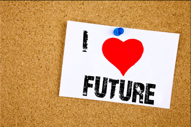 istock Hand writing text caption inspiration showing I Love Future concept meaning The Time That Is To Come Beginning From Now Loving written on sticky note, reminder isolated background with copy space 893233336
