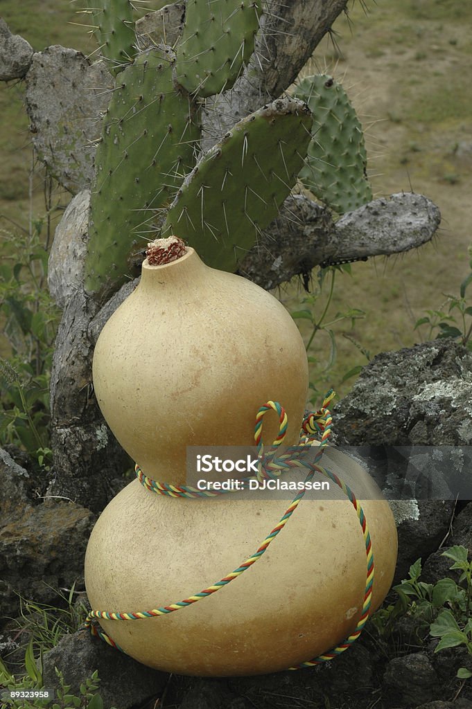 Mexican Gourd Water Container  Alcohol - Drink Stock Photo