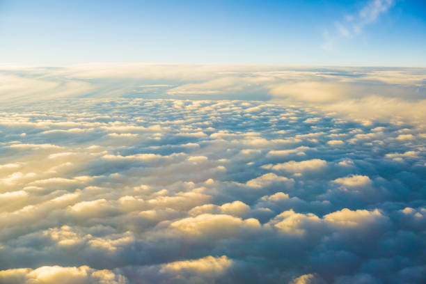 istock Early morning sky with orange colors 893244032