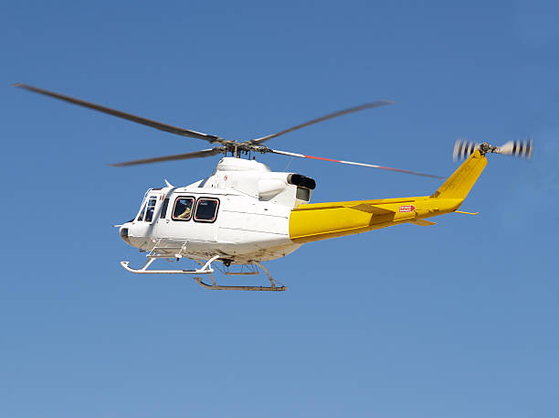 Helicóptero - fotografia de stock