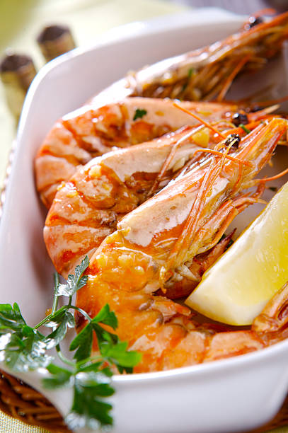 istock Prawns fried with garlic and wine 89326210