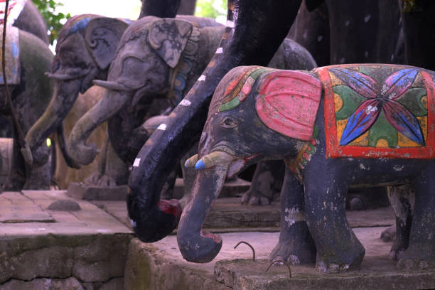 istock Elephant Shrine#3, Lumbini, Nepal 893262458