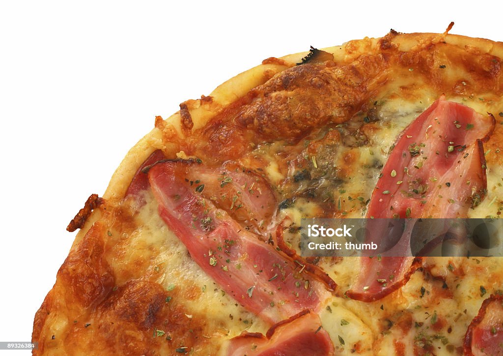 Pezzo di pizza - Foto stock royalty-free di A quarti