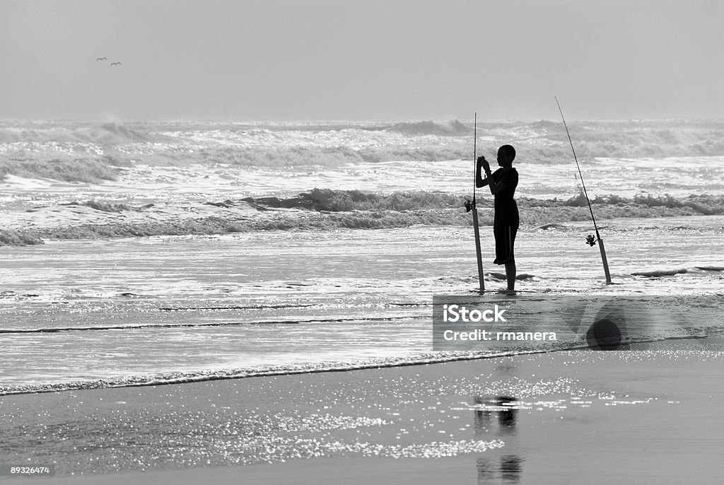 Surf pêcheur - Photo de Activité de loisirs libre de droits