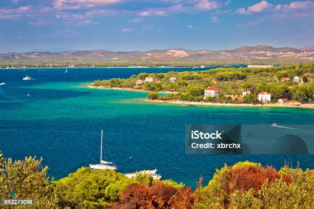 Island Of Zlarin And Archipelago Of Sibenik View Dalmatia Region Of Croatia Stock Photo - Download Image Now