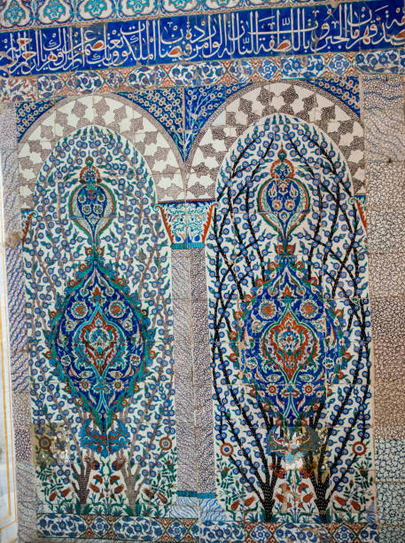 istock Ottoman ancient Handmade Turkish Tiles 893282246