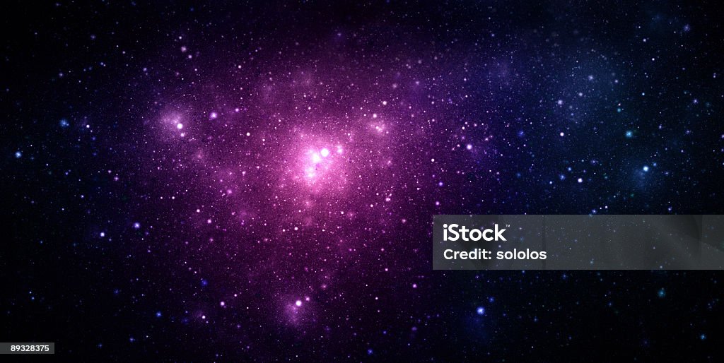 Roxo Nebulosa de espaço - Foto de stock de Espaço royalty-free