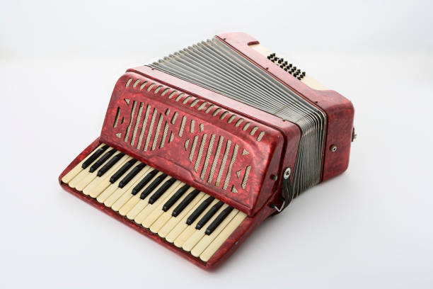 accordion - piano piano key orchestra close up imagens e fotografias de stock