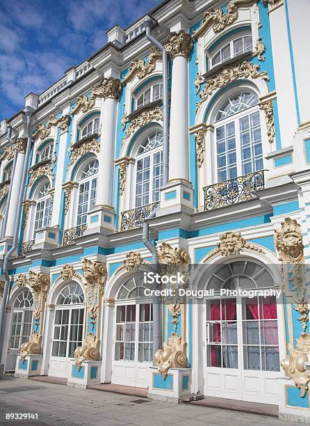 Foto de Palácio Catherine Exterior Em São Petersburgo e mais fotos de stock de Czar Nicholas II - Czar Nicholas II, Arquitetura, Azul