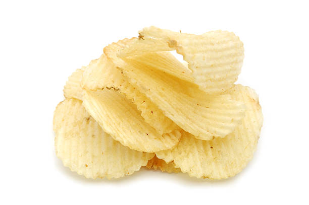 Pile of potato chips  neck ruff stock pictures, royalty-free photos & images