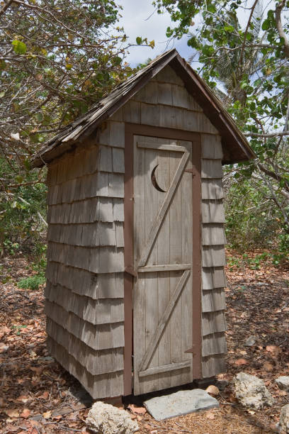 istock old hygiene facility - outhouse, loo, toilet 89329338