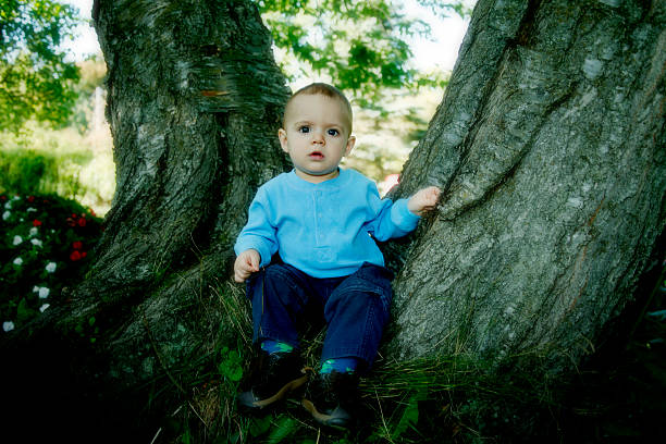 istock Little boy outdoors 89329519