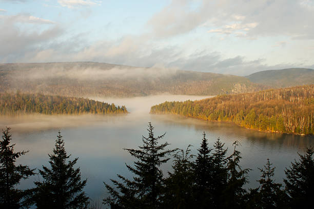 istock Morning at lake Sacacomie 89330316