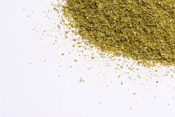 istock Dried herbs of oregano on white background 89330357
