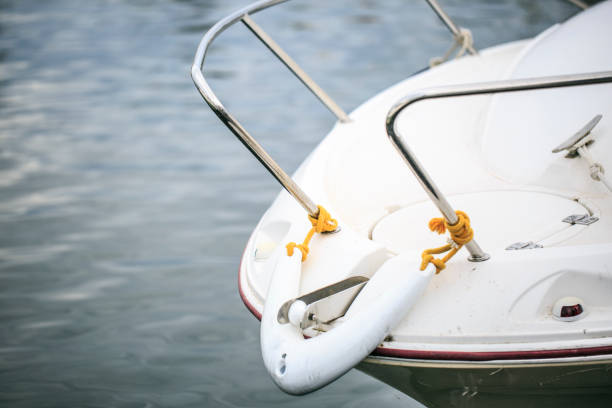 istock Luxury yatch in a port 893305392