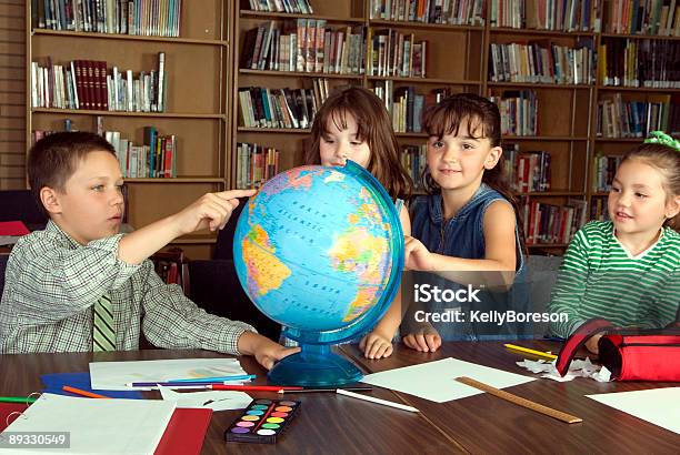 Elementary School Students Studying Stock Photo - Download Image Now - Classroom, Education, Individuality