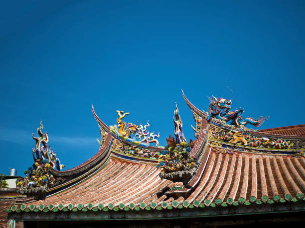 istock beautiful chinese temple roof 893310388