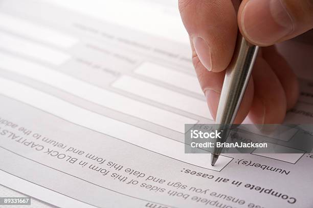 Signing A Contract Stock Photo - Download Image Now - Application Form, University, Agreement