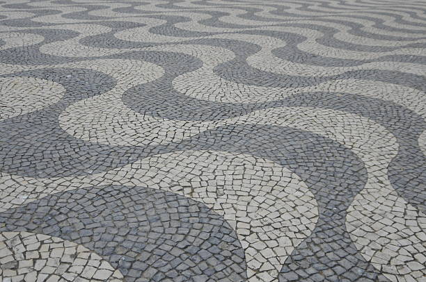istock Pavement pattern in Lagos, Portugal. 89331935