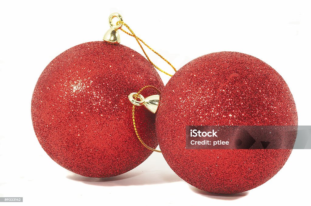 Dois Árvore de Natal decorações - Royalty-free Baile noturno Foto de stock
