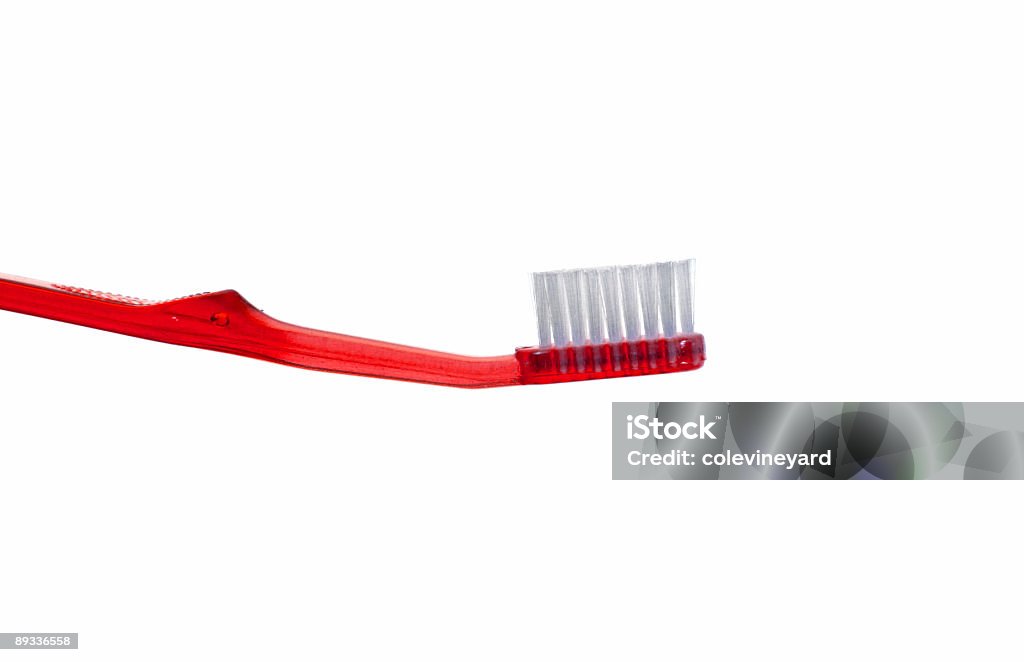 Rojo cepillo de dientes - Foto de stock de Asistencia sanitaria y medicina libre de derechos