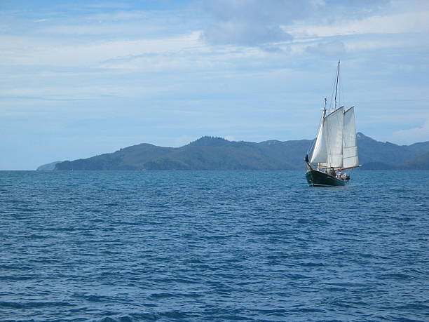 Sailing the Islands stock photo