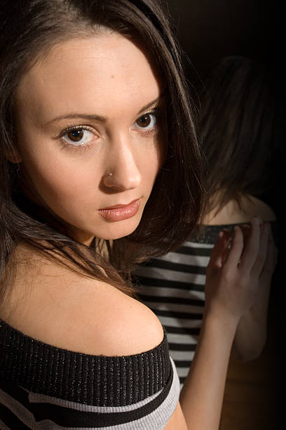 Young Brunette stock photo