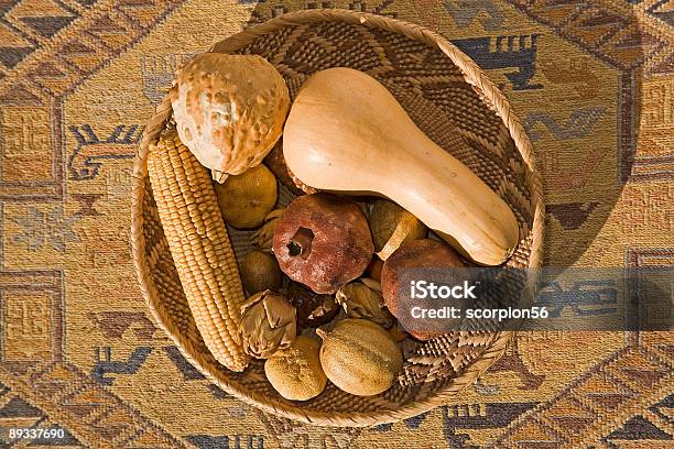 Dried Plant Stock Photo - Download Image Now - Artichoke, Autumn, Basket