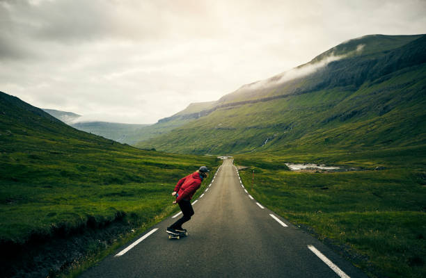 istock It\s a great time to skate when there's no traffic 893378724