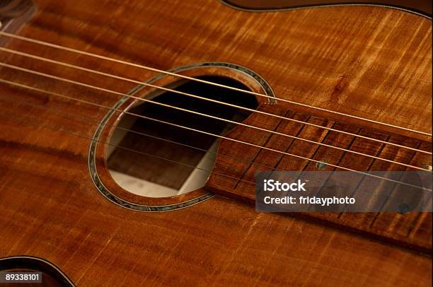 Beautiful Wooden Guitar Stock Photo - Download Image Now - Color Image, Craft, Fretboard