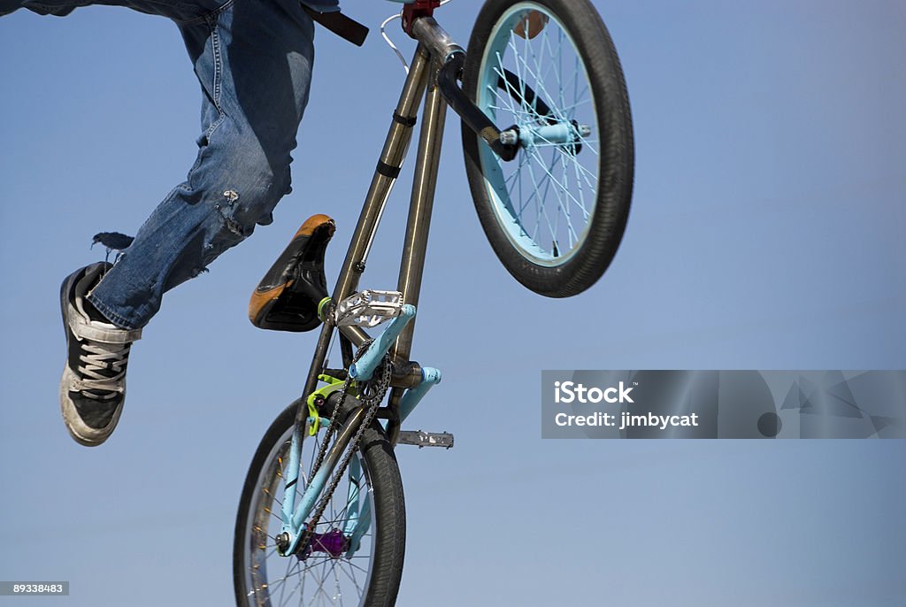 위의 카메라 - 로열티 프리 BMX 자전거타기 스톡 사진