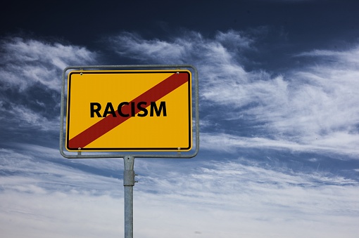 - RACISM - image with words associated with the topic RACISM, word, image, illustration