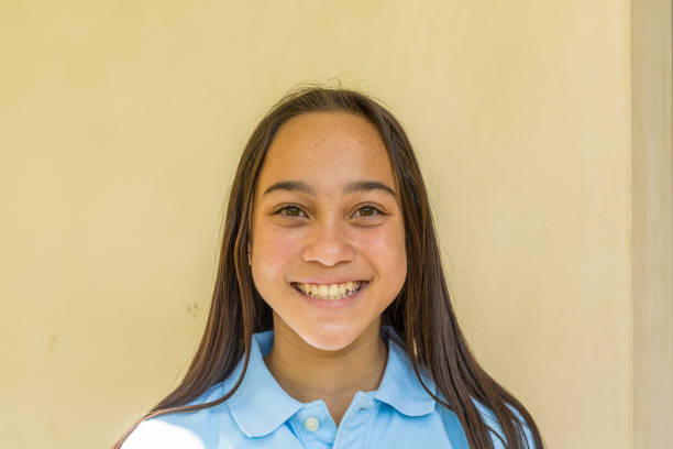 istock Happy Young School Girl at Home 893388198