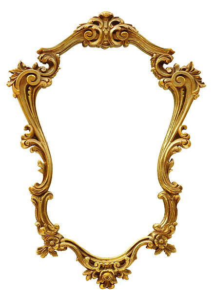 istock Antique Ornate Gilt Gold Leaf Picture Frame 89339145