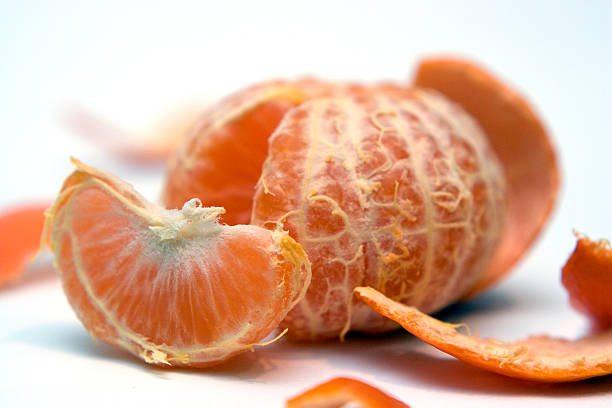 Clementines 簡単に剥がす ストックフォト